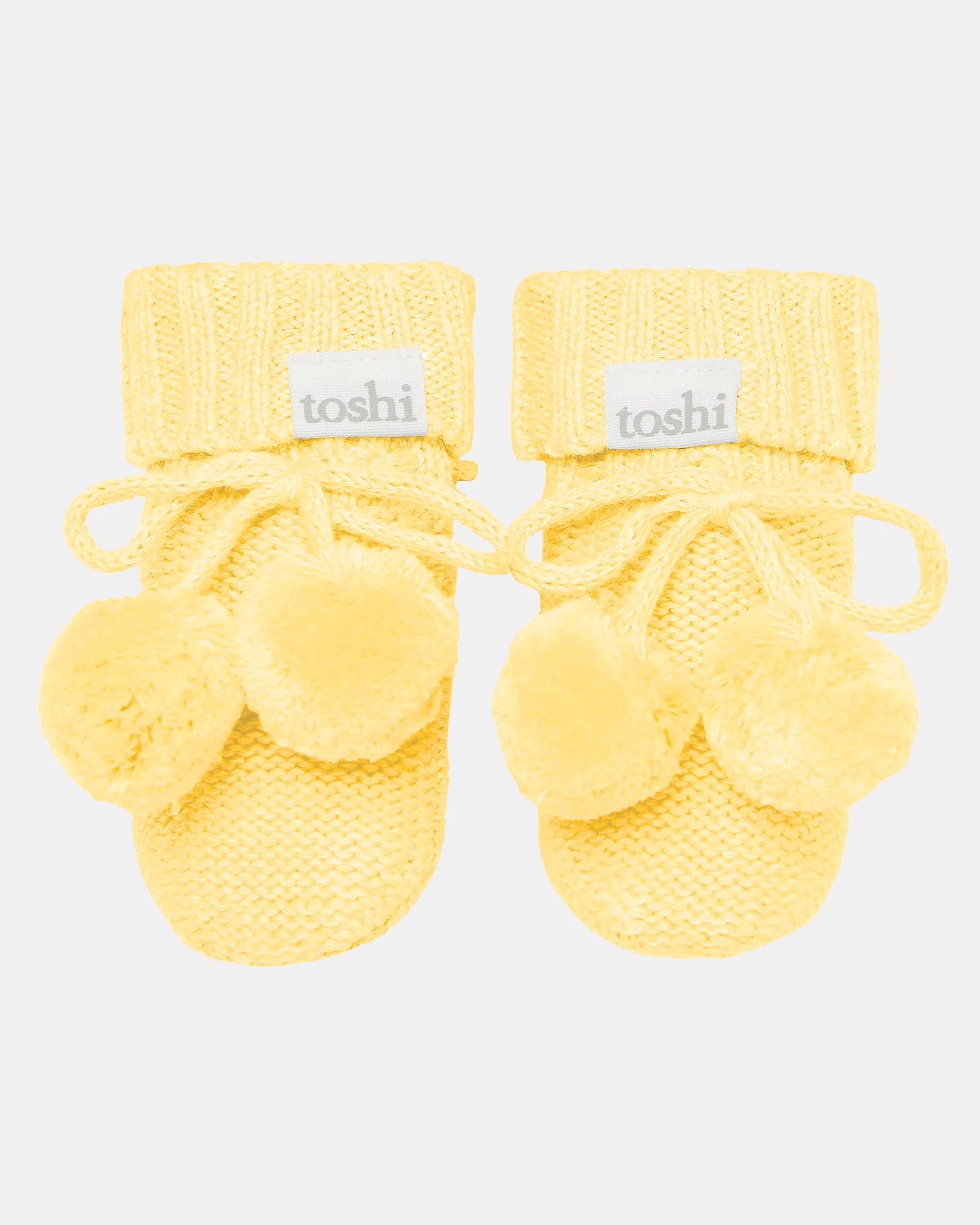 Toshi Organic Booties Marley - Banana