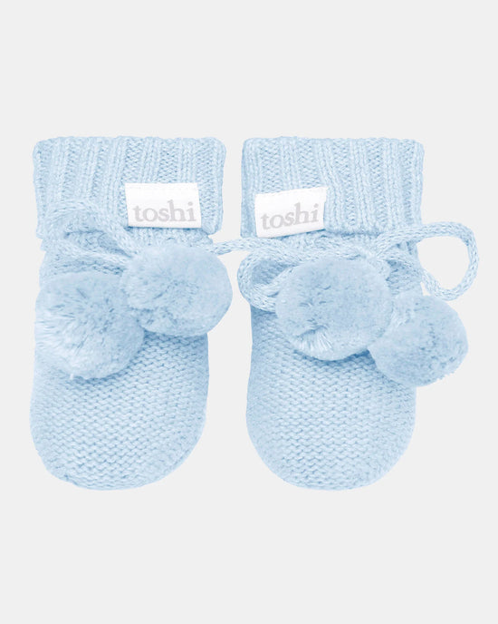 Toshi Organic Booties Marley - Bluebird