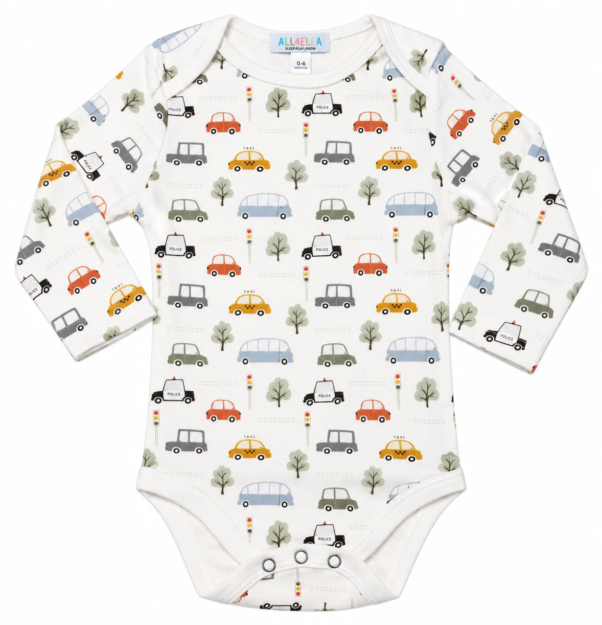 All4Ella Organic Clothing Set 6pcs - City Patrol