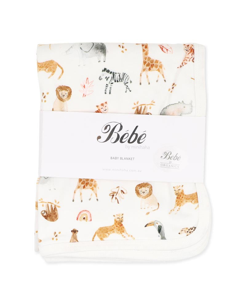 Bebe Billie Print Organic Bunny Rug