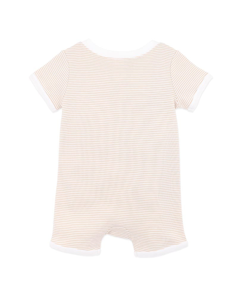 Bebe Billie Giraffe Organic SS Zipsuit