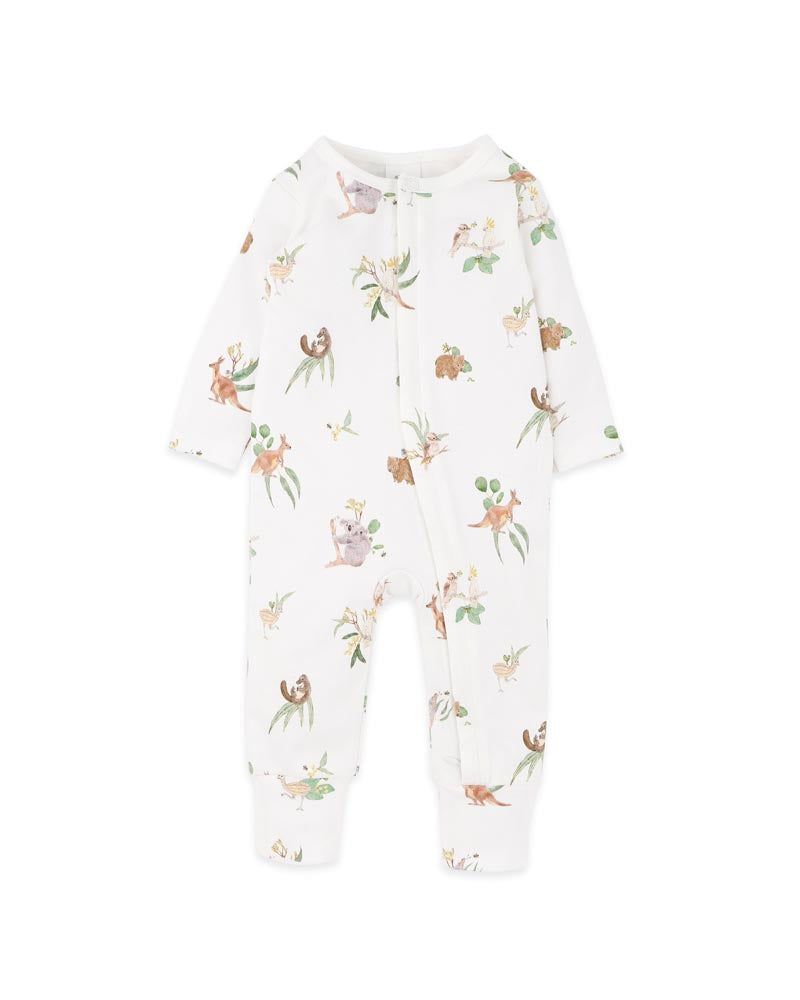 Bebe Australiana Organic LS Zipsuit