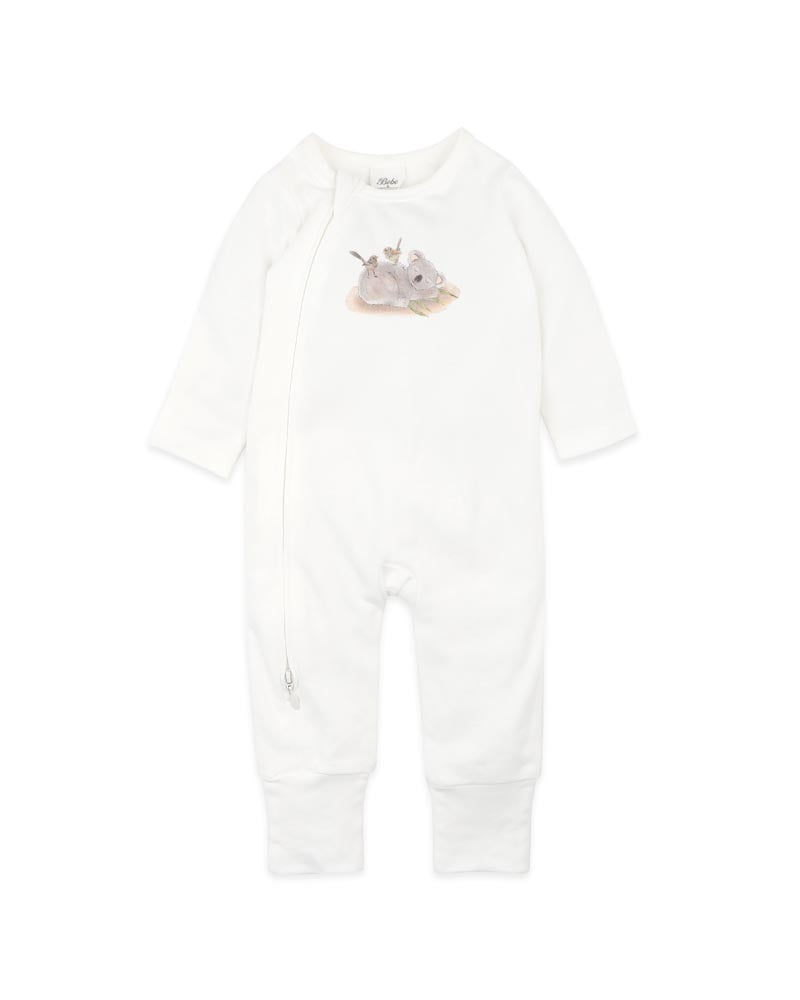 Bebe Australiana Koala Organic LS Zipsuit