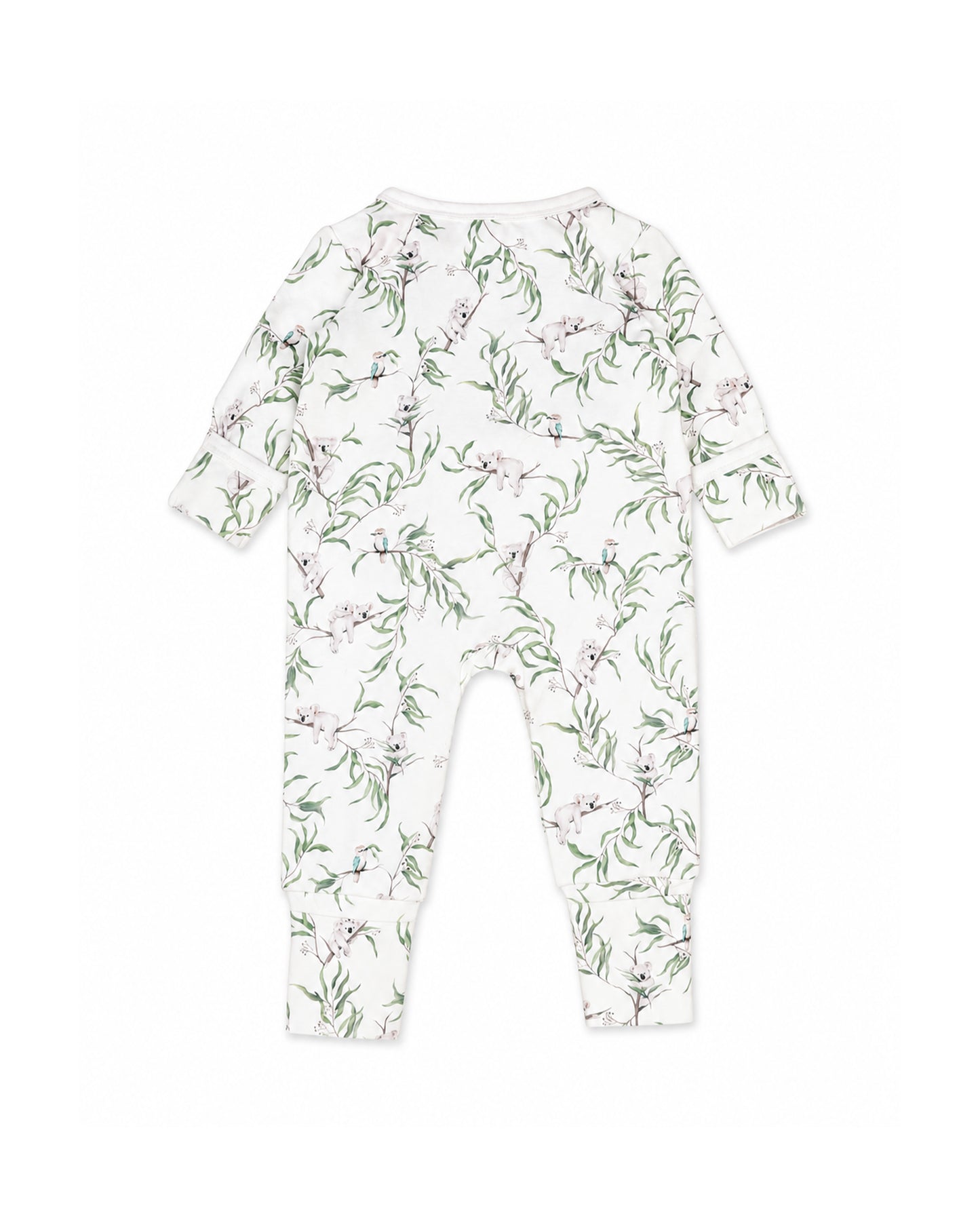 Bebe Taylor Print Organic LS Zipsuit