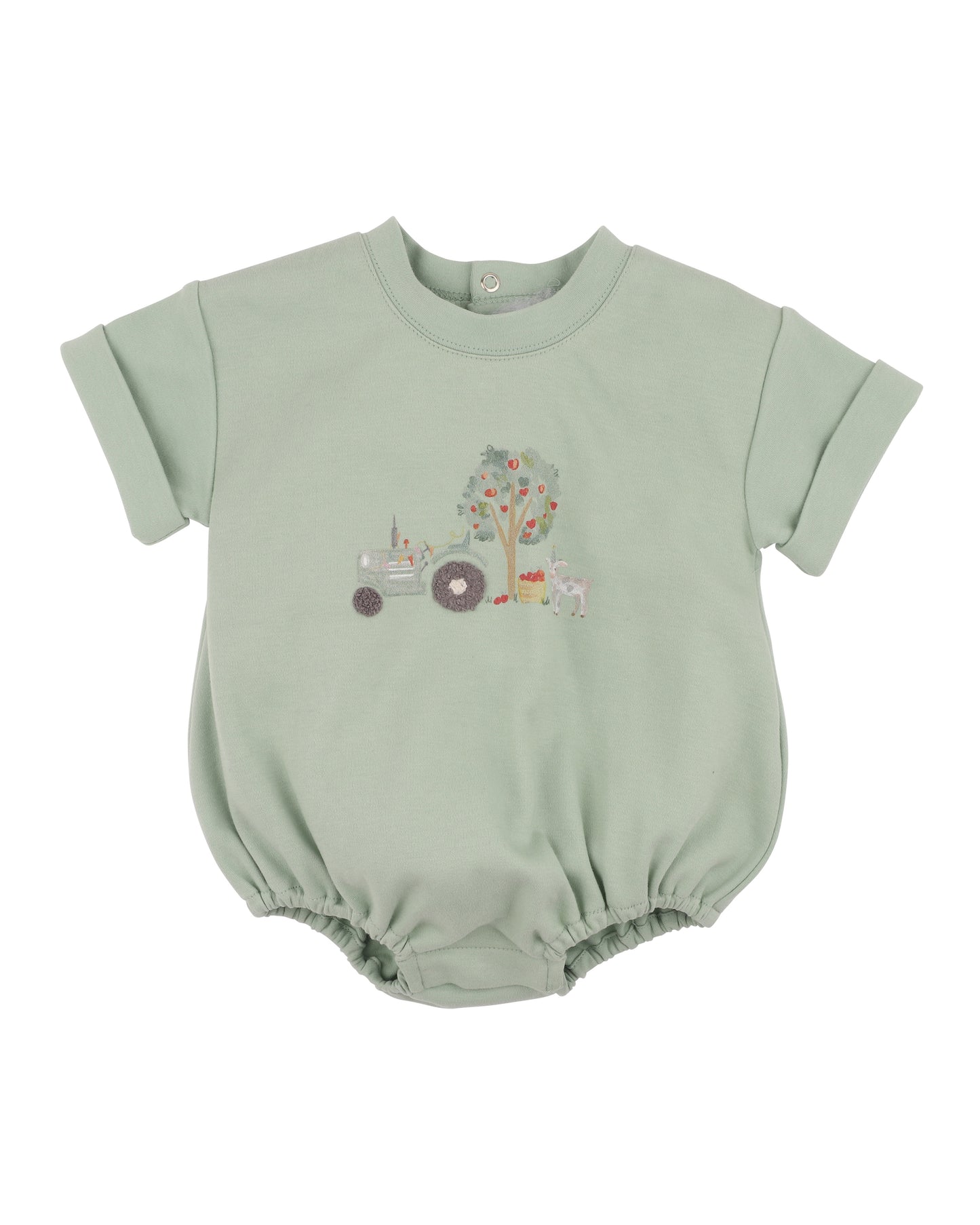 Bebe Scout Organic Tractor Oversized Bodysuit