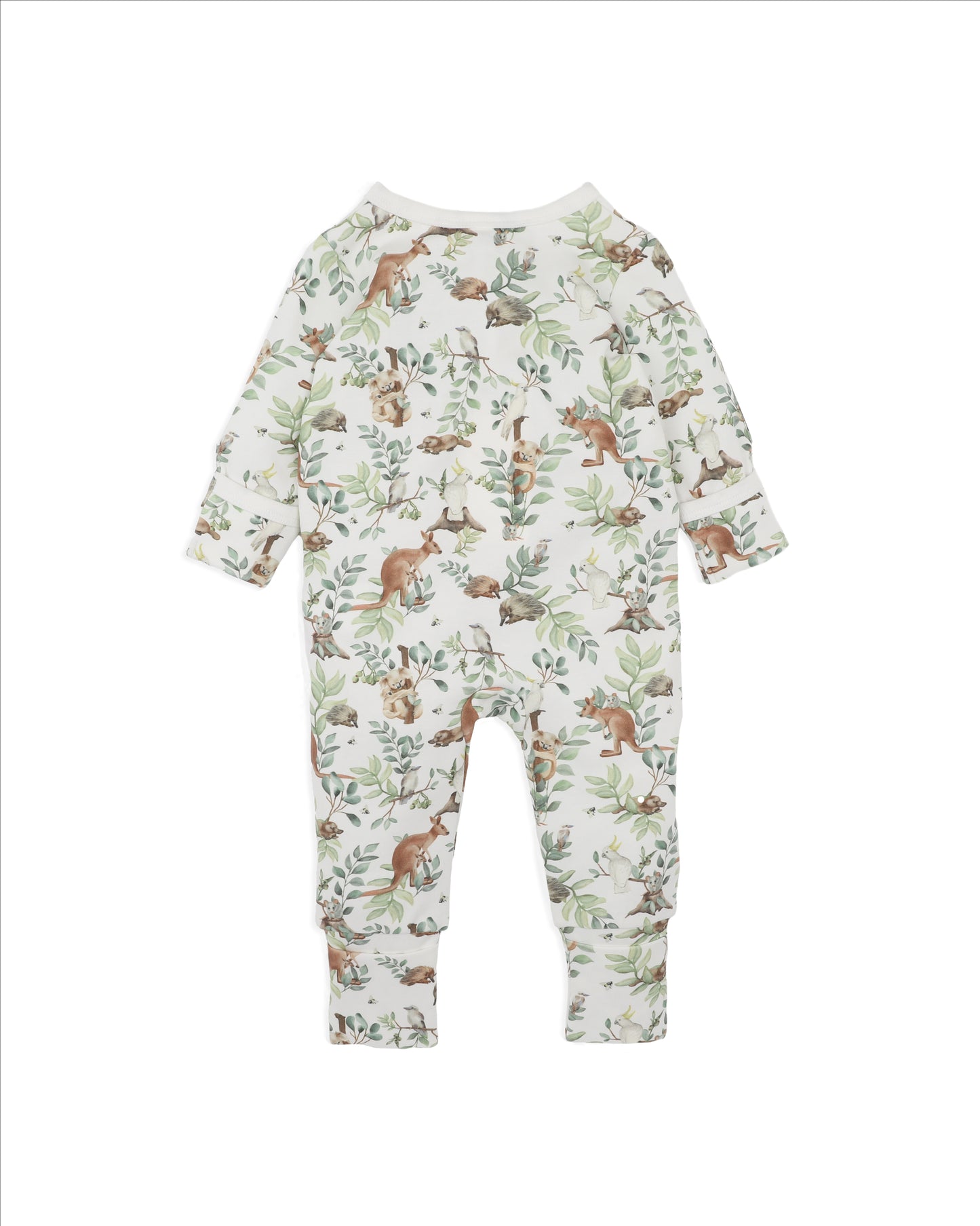 Bebe Charlie Print Organic LS Zipsuit