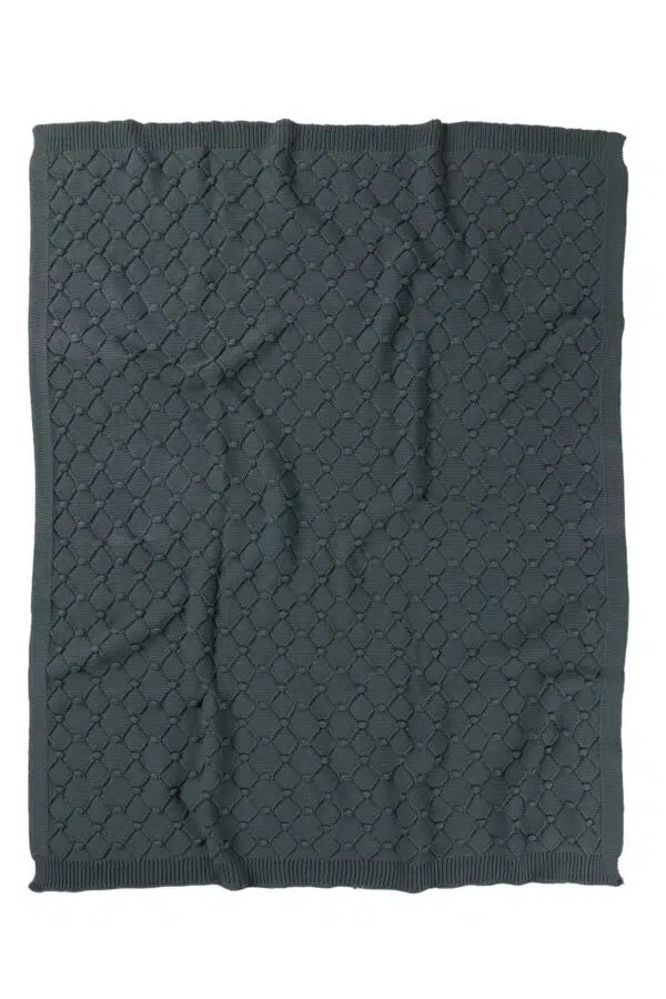 Indus Vintage Knit Blanket - Marine