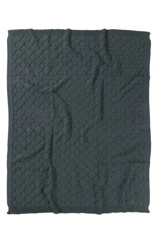 Indus Vintage Knit Blanket - Marine