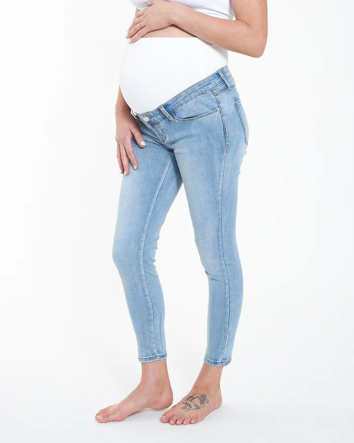 Ripe Rebel Ankle Grazer Jegging - Pale Blue