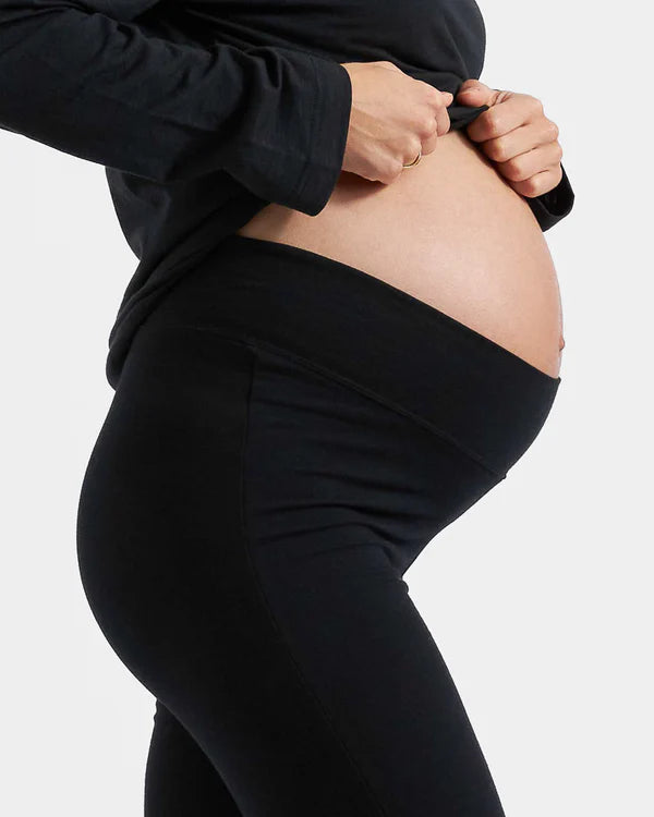 Ripe Organic Jersey Flare Pant - Black