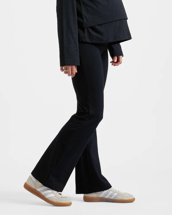 Ripe Organic Jersey Flare Pant - Black