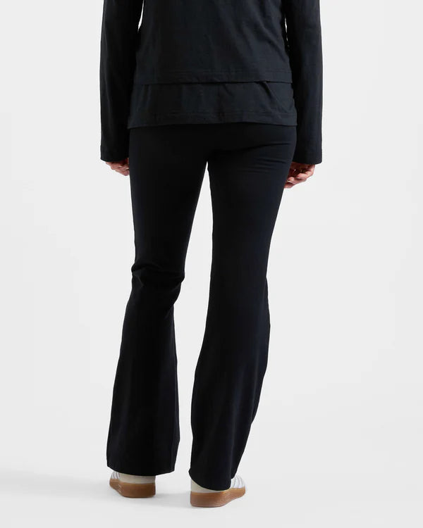 Ripe Organic Jersey Flare Pant - Black