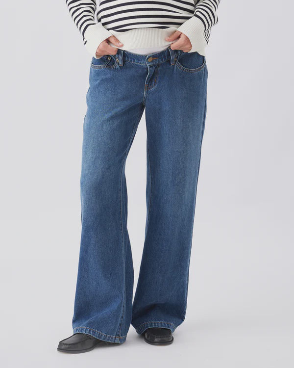 Ripe Billie Elastic Waist Jean - Dark Wash