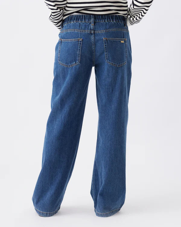 Ripe Billie Elastic Waist Jean - Dark Wash