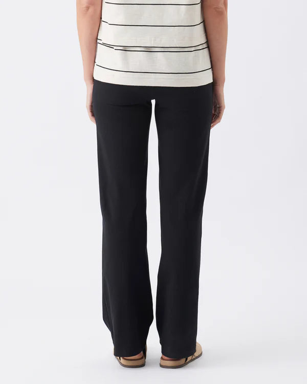 Ripe Organic Jersey Straight Pant - Black