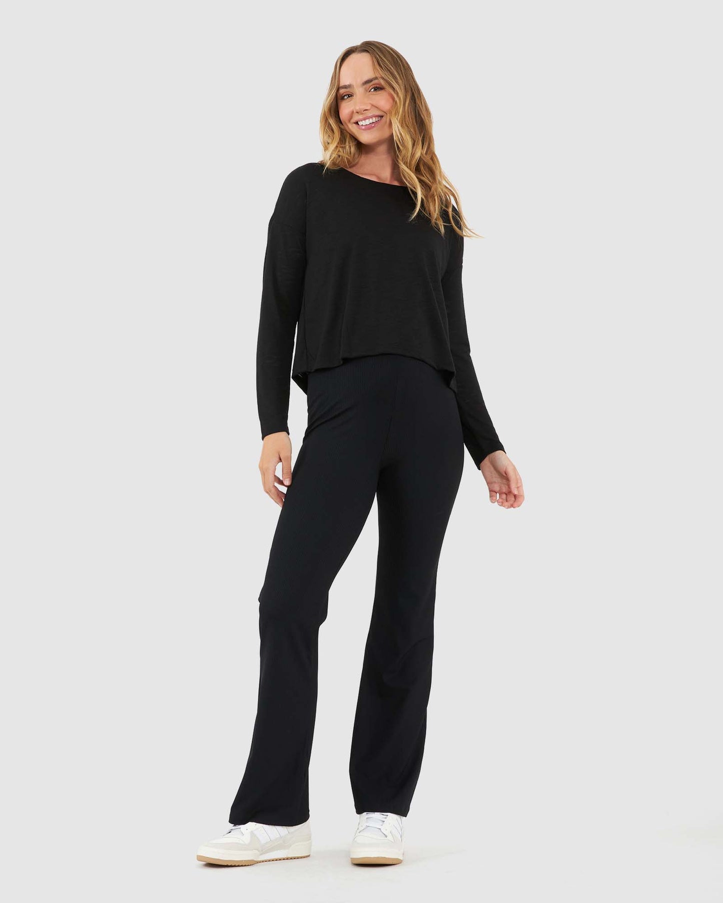 Ripe Jazmin Long Sleeve Nursing Top - Black