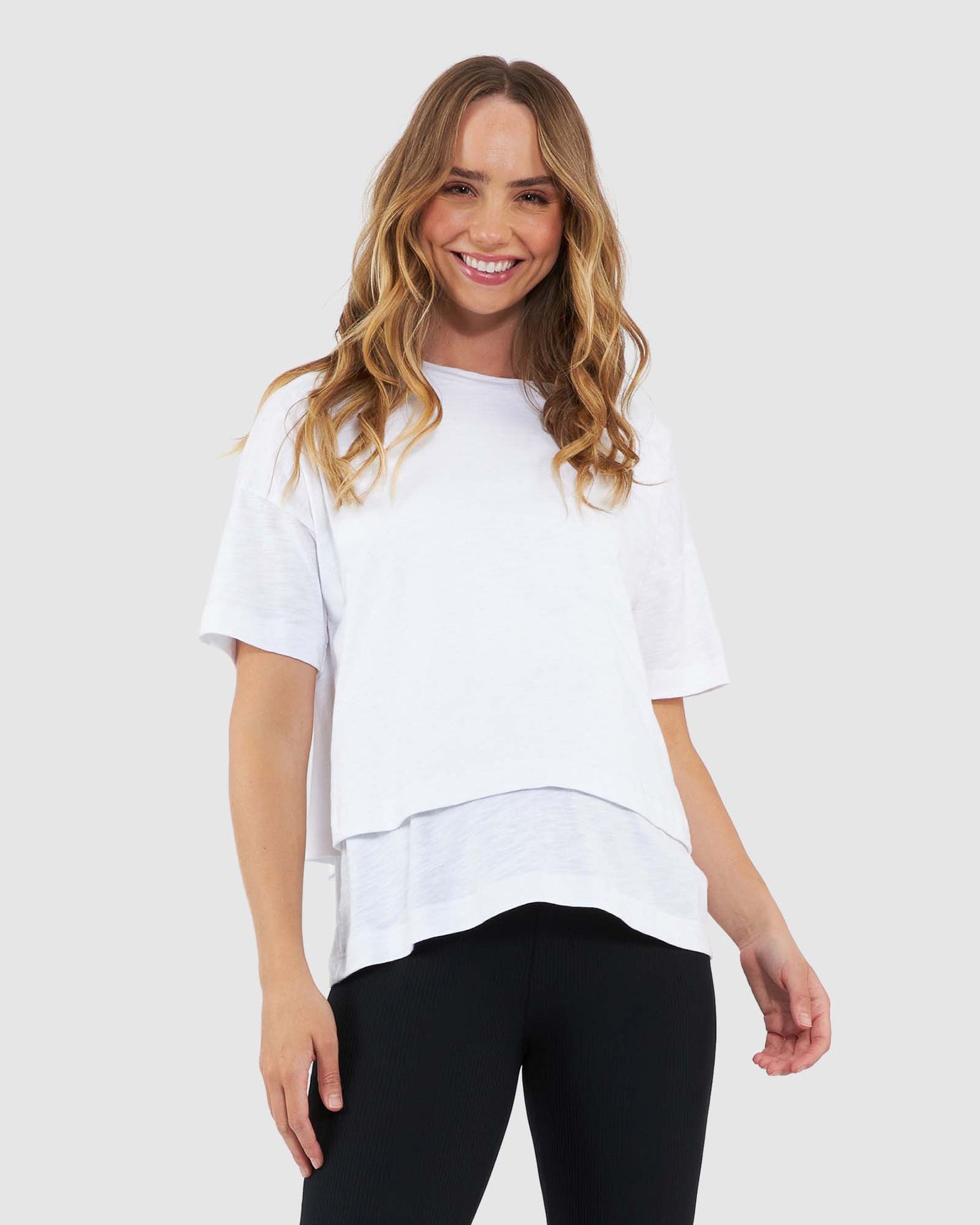 Ripe Claud Nursing Tee - White