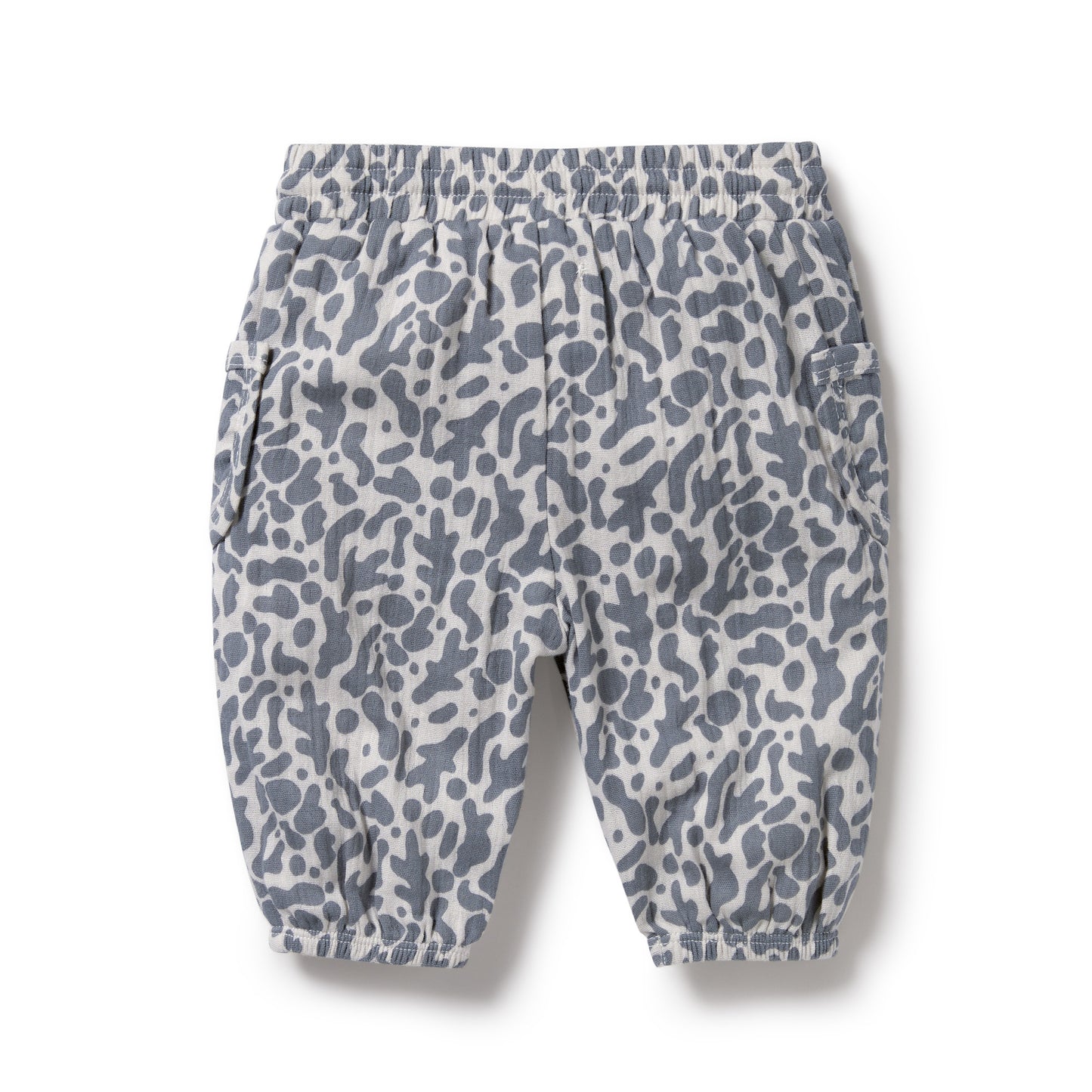 WF Organic Crinkle Pant - Blue Coral