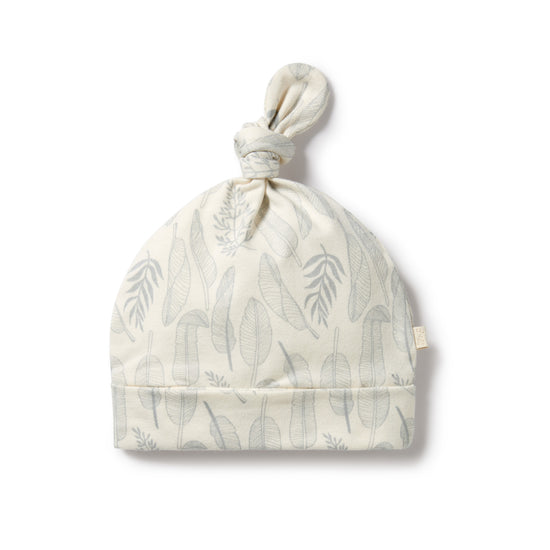 WF Organic Knot Hat - New Leaf