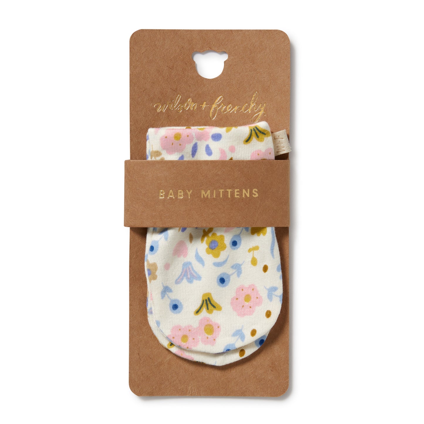 WF Organic Mittens - Ava Floral