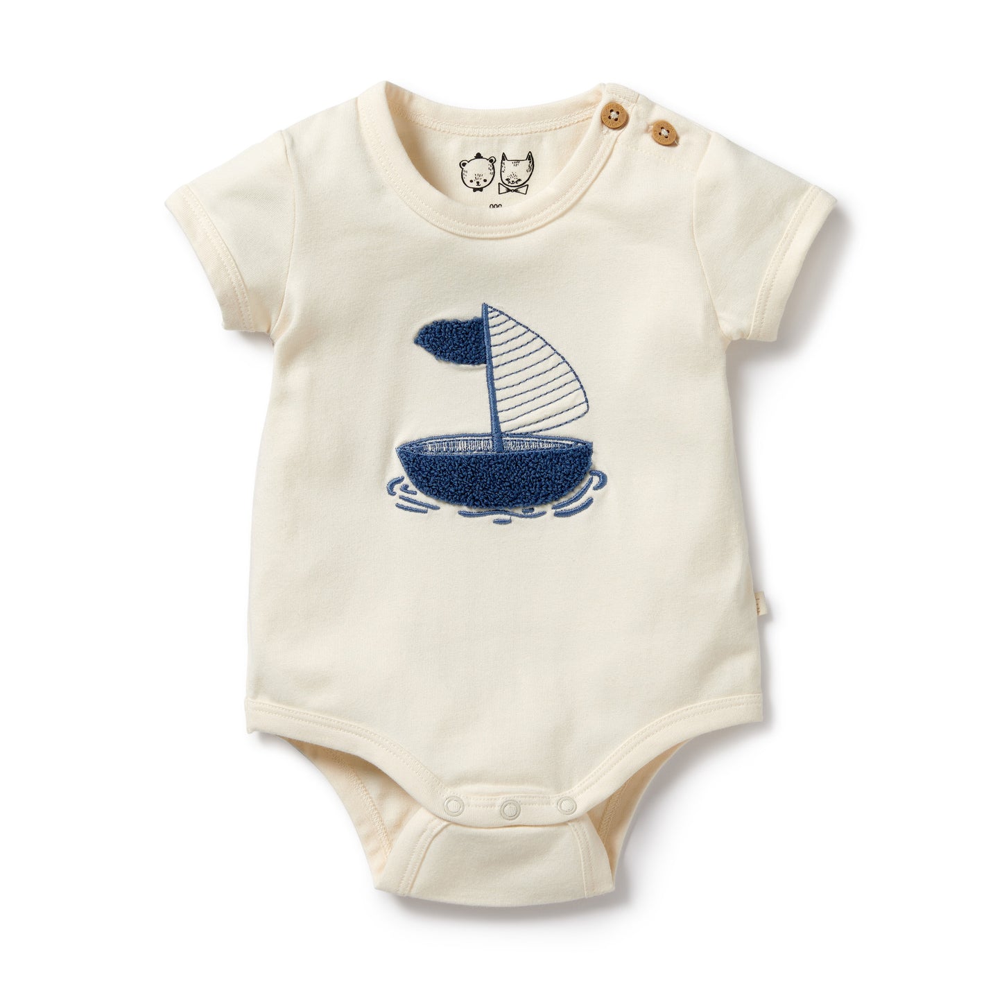 WF Organic Bodysuit - Nautical