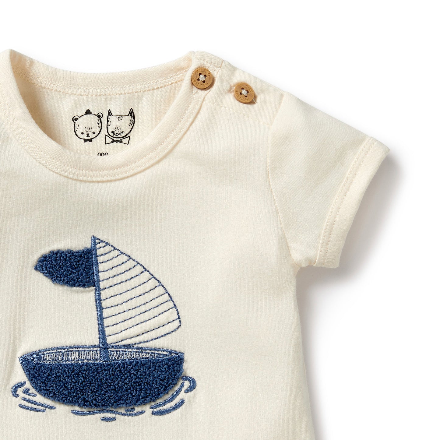 WF Organic Bodysuit - Nautical