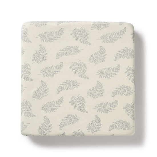 WF Organic Pointelle Cot Sheet - Forever Ferns