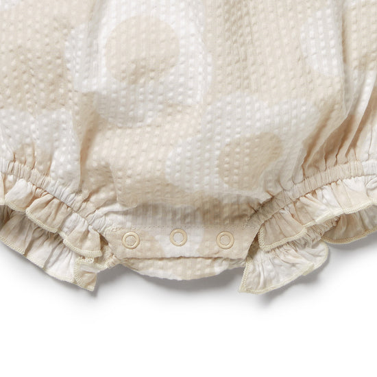 W&F Daisy Bloom Organic Tie Playsuit