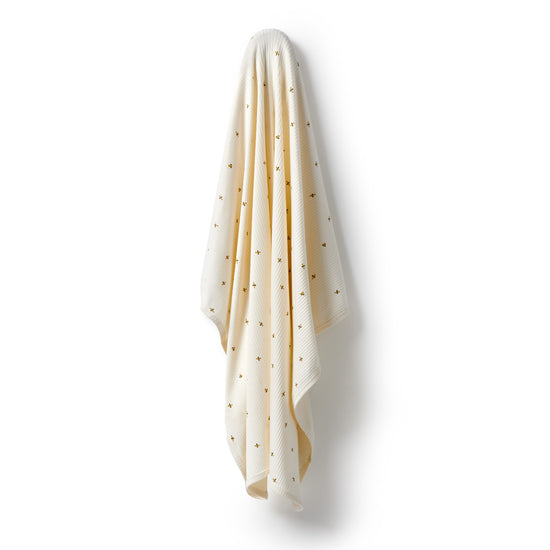 W&F Bee Mine Organic Bunny Rug