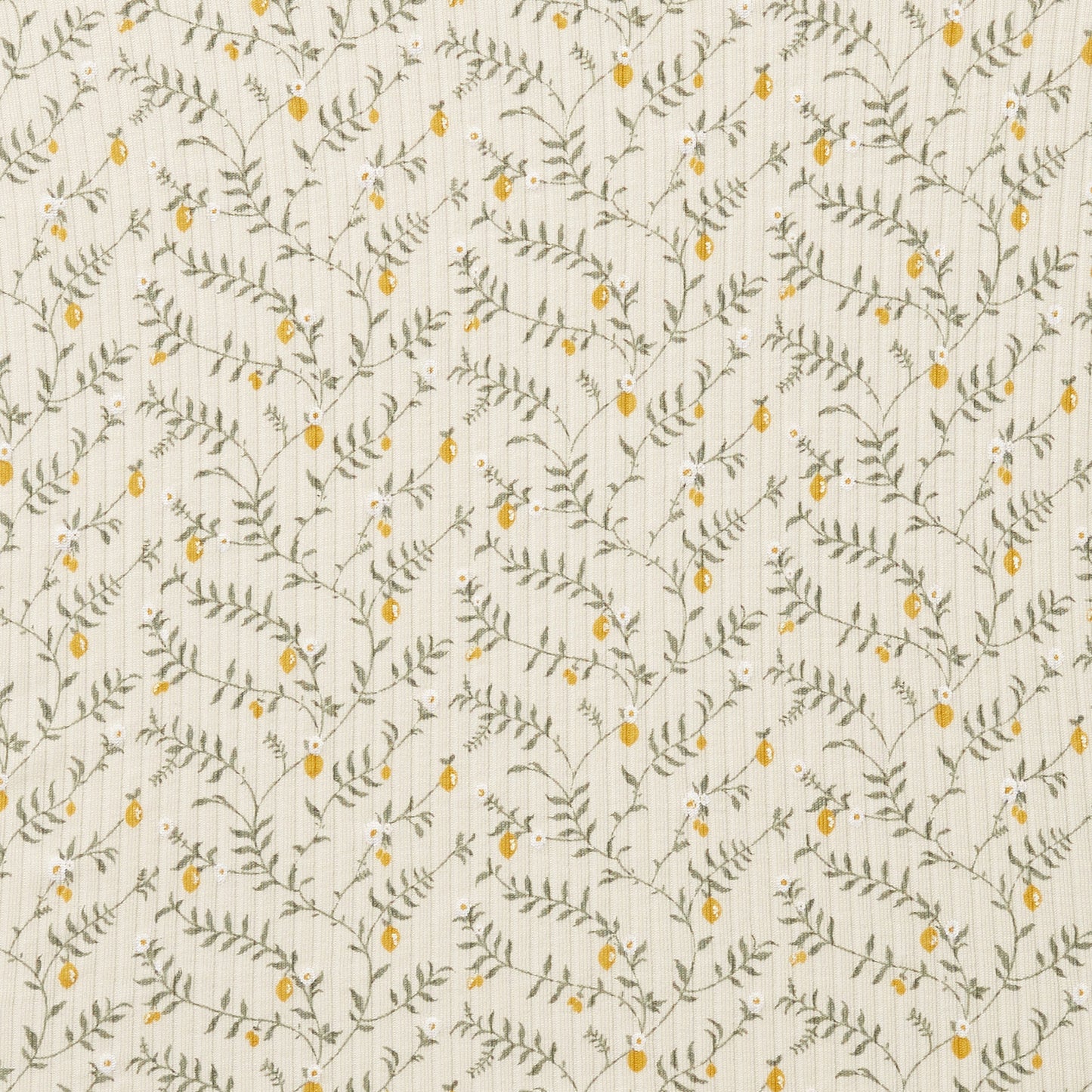 W&F Lemon Leaf Organic Cot Sheet