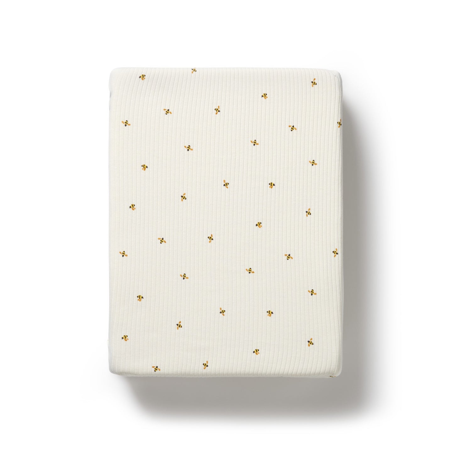 W&F Bee Mine Organic Bassinet Sheet