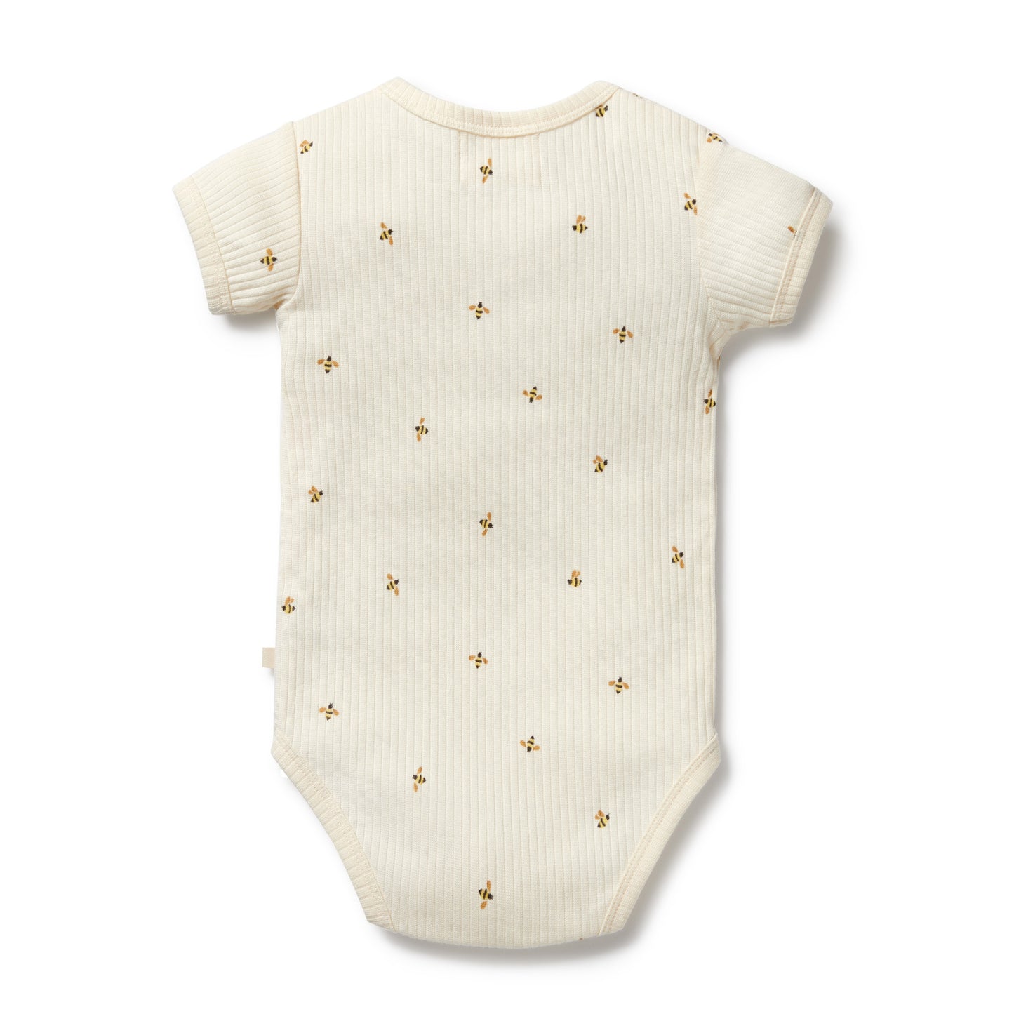 W&F Bee Mine Organic Henley Bodysuit