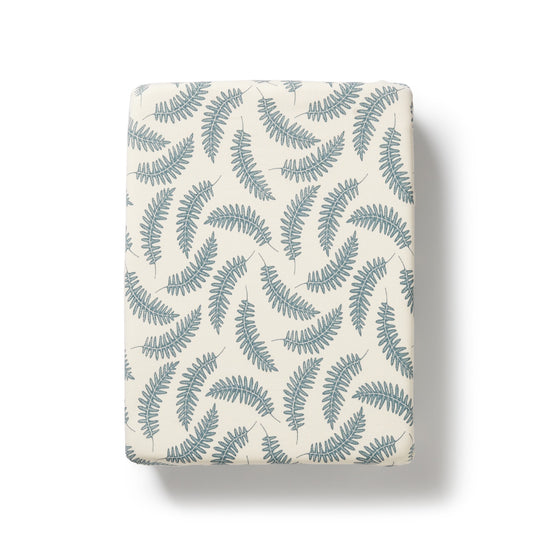 WF Little Fronds Organic Bassinet Sheet