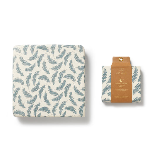 WF Little Fronds Organic Cot Sheet