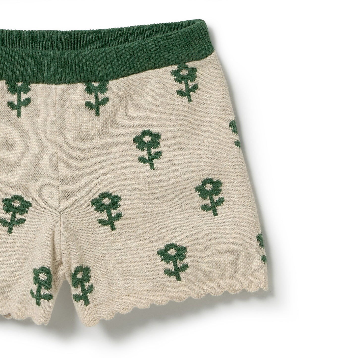 W&F Fleur Organic Knitted Jacquard Set