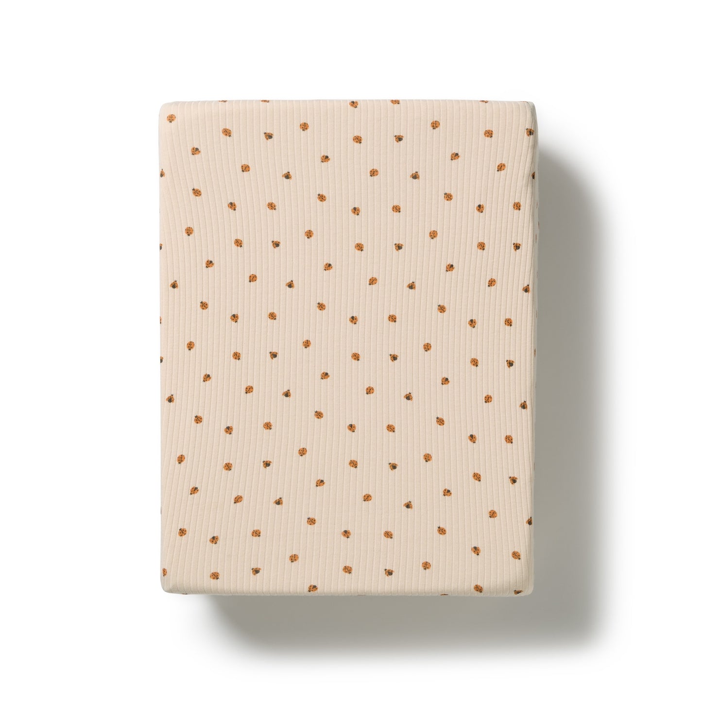 W&F Little Lady Bugs Organic Bassinet Sheet