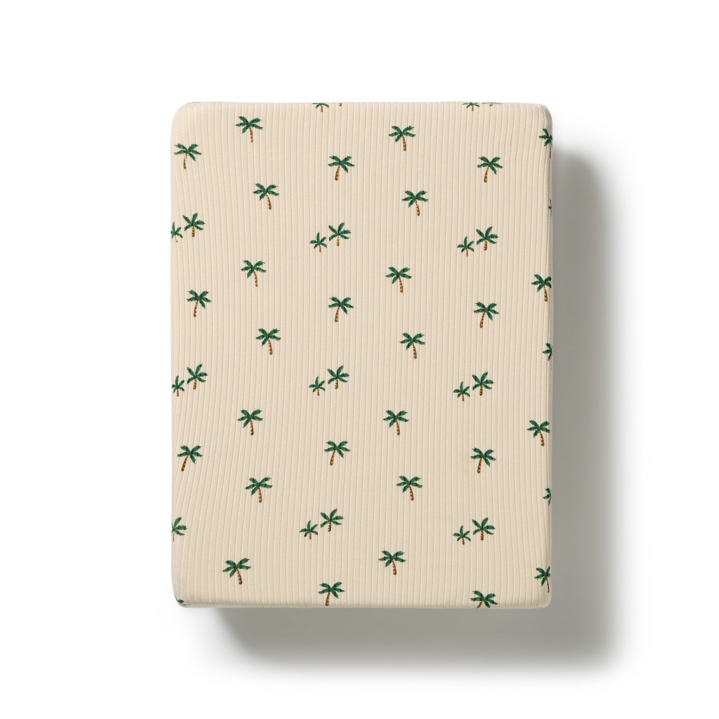 W&F Tiny Palm Organic Bassinet Sheet