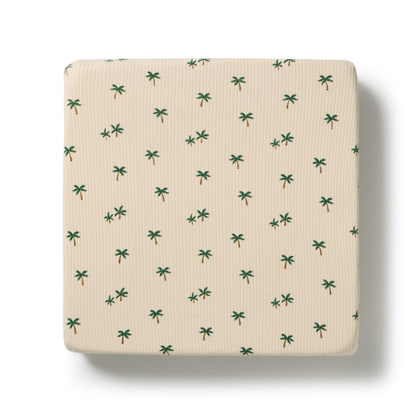 W&F Tiny Palm Organic Cot Sheet
