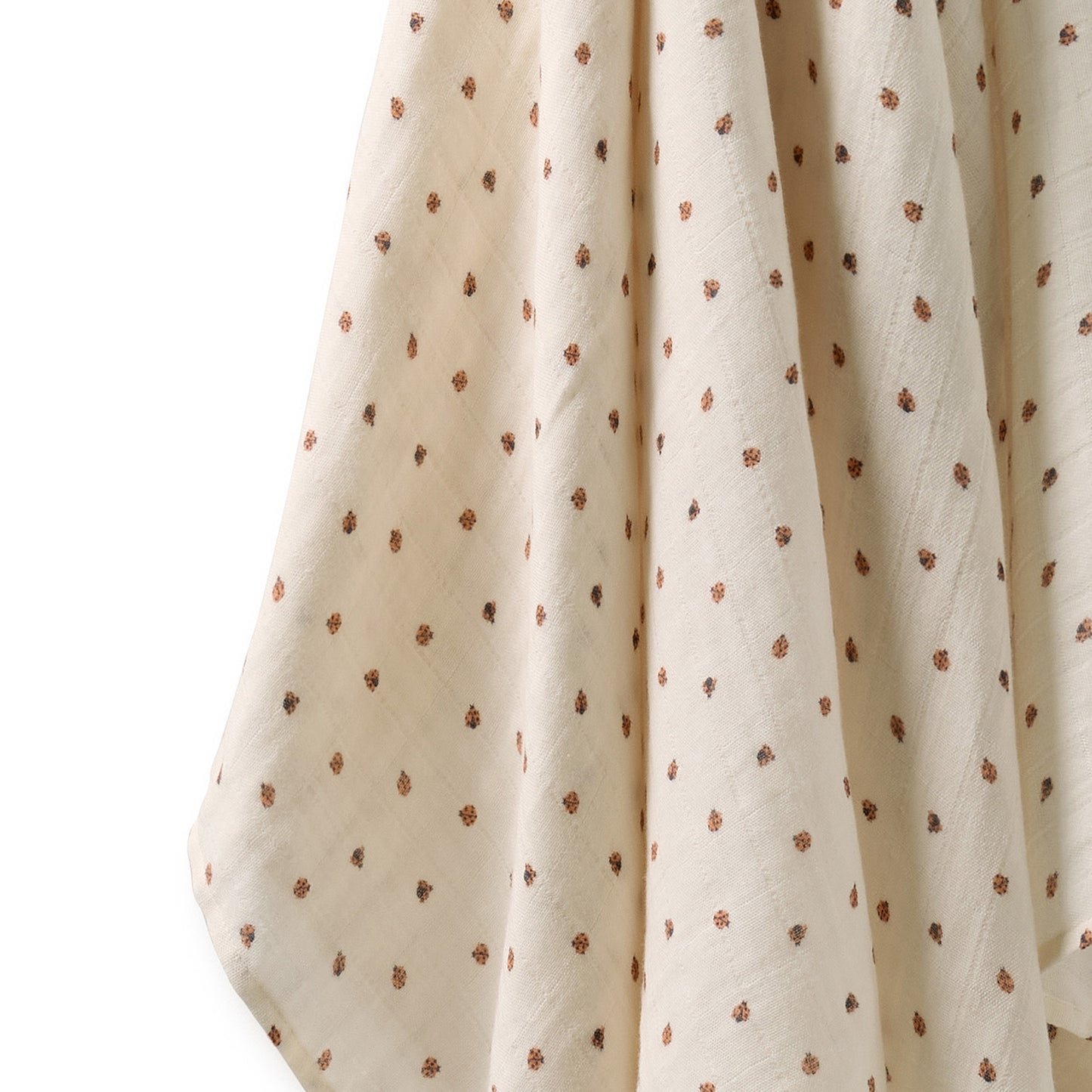 W&F Little Lady Bugs Organic Muslin