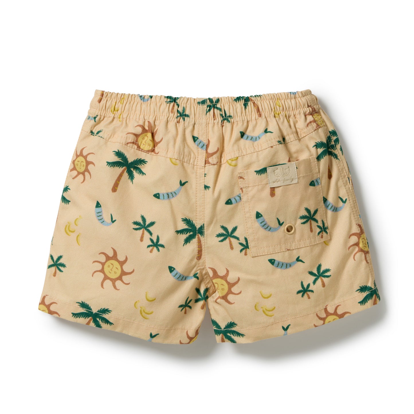 W&F Tropicana Swim Board Short