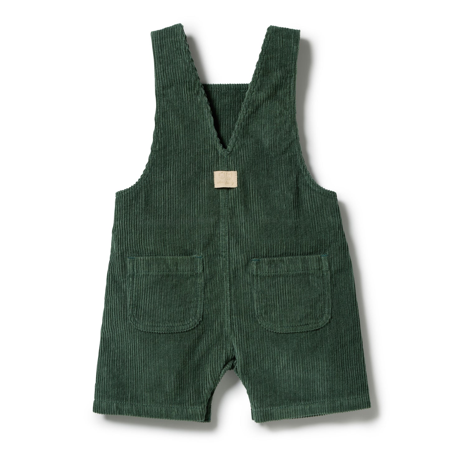 W&F Moss Green Organic Cord Overall