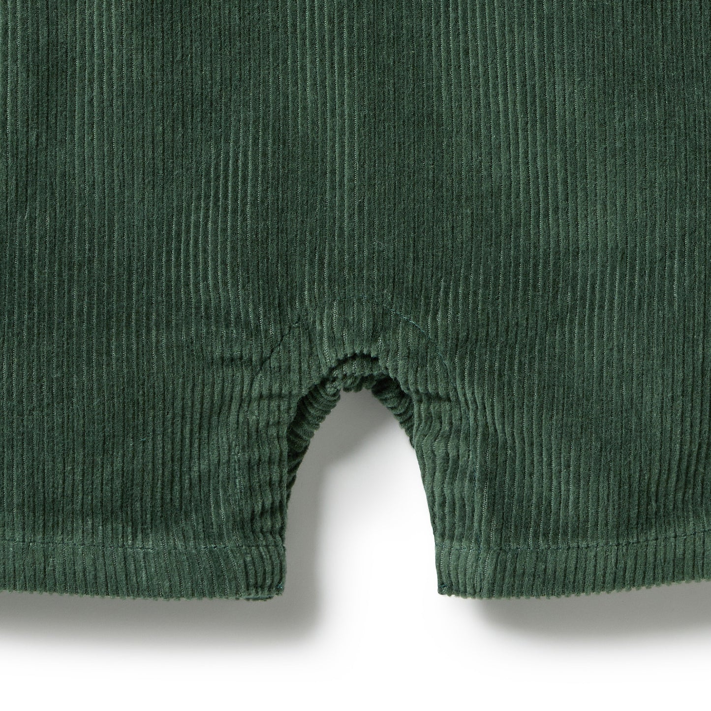 W&F Moss Green Organic Cord Overall