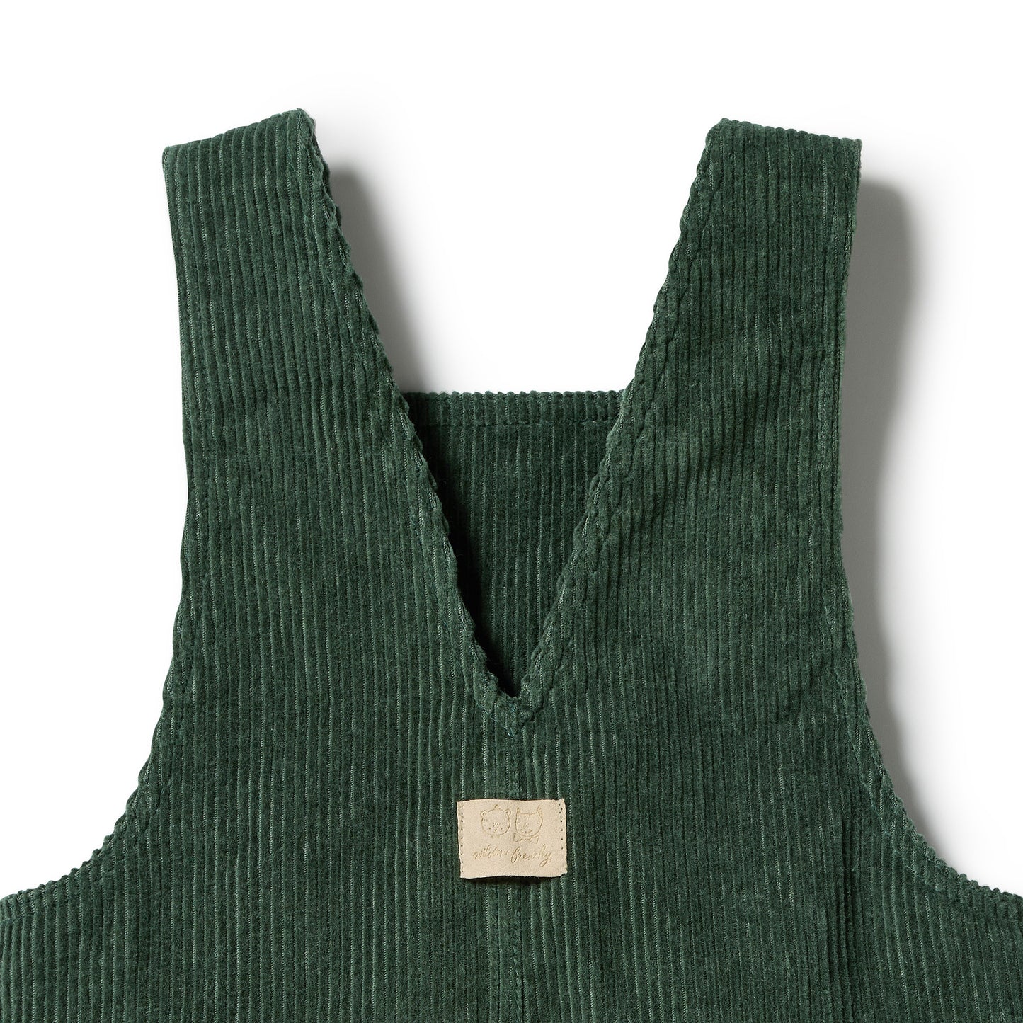 W&F Moss Green Organic Cord Overall