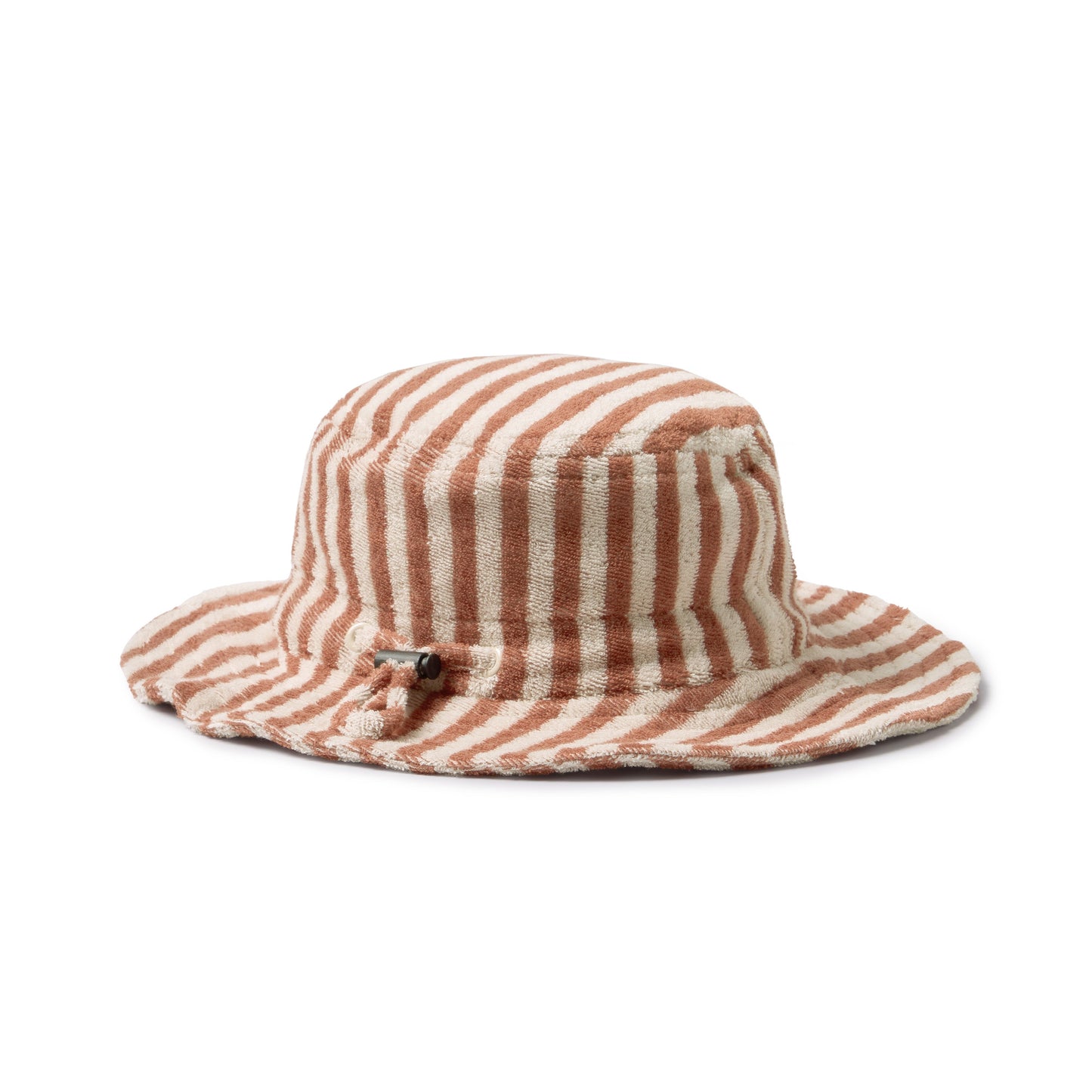 W&F Cherry Cola Stripe Organic Terry Sun Hat