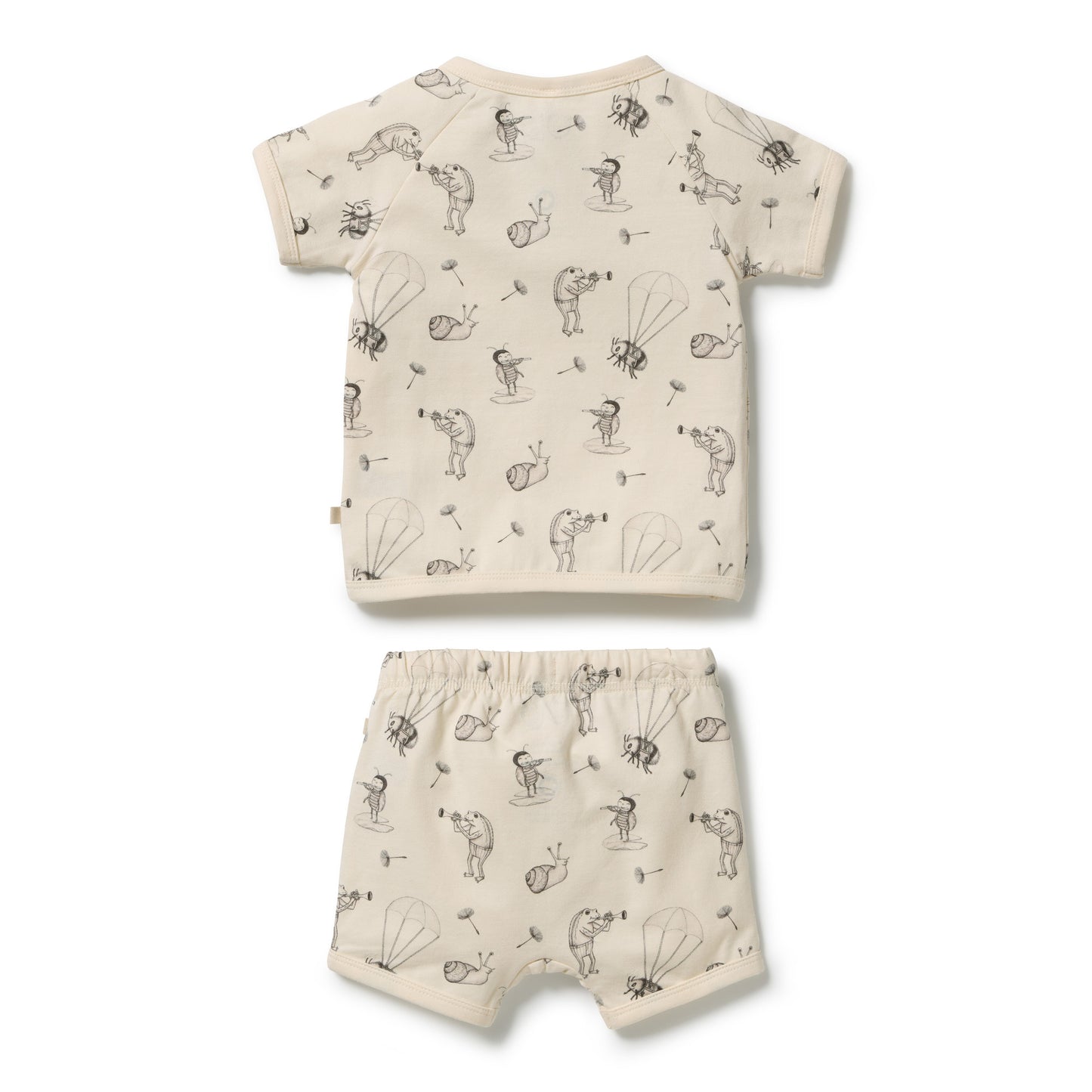 W&F Whispering Willows Organic Kimono Set
