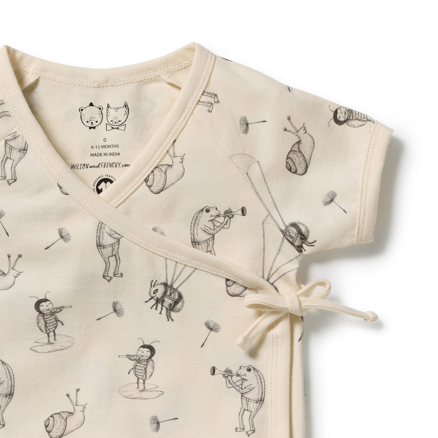 W&F Whispering Willows Organic Kimono Set