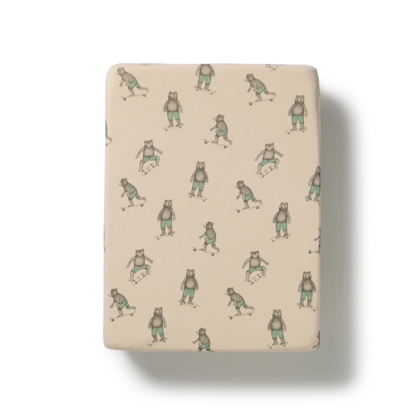 W&F Skater Club Organic Bassinet Sheet