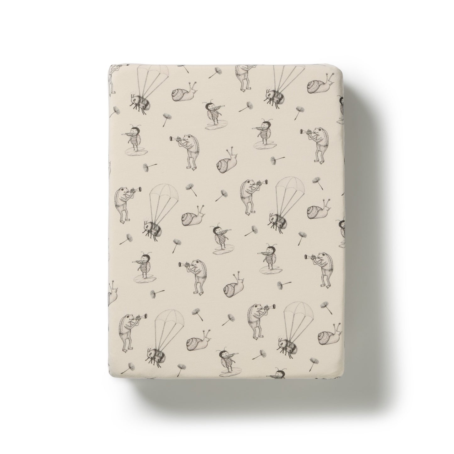 W&F Whispering Willows Organic Bassinet Sheet