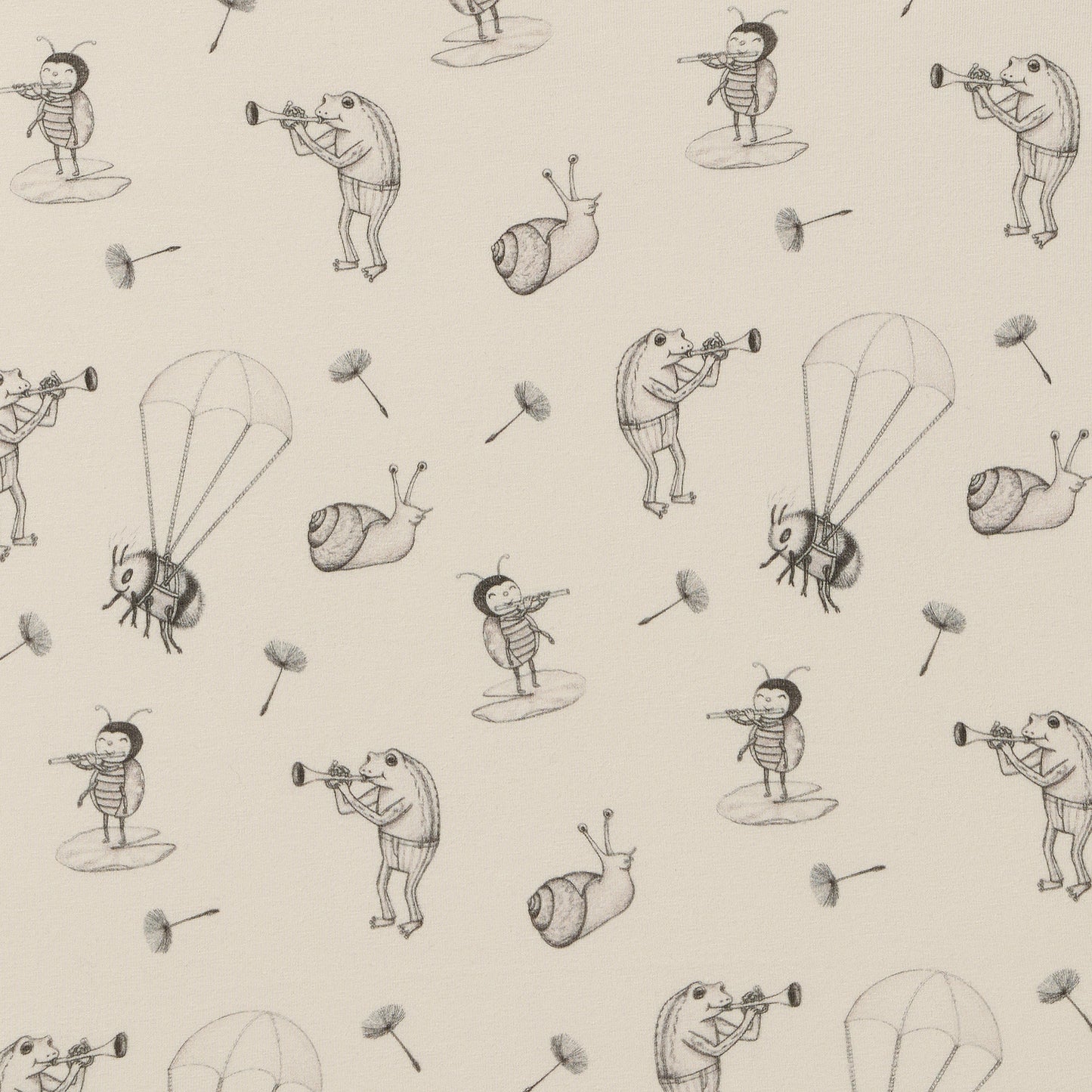 W&F Whispering Willows Organic Cot Sheet