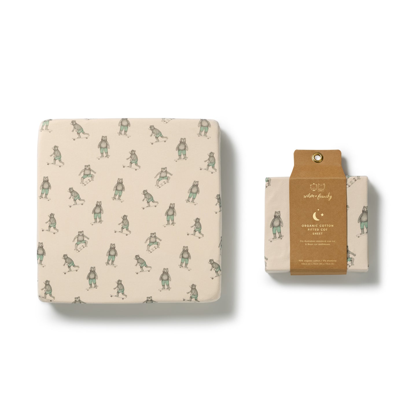 W&F Skater Club Organic Cot Sheet